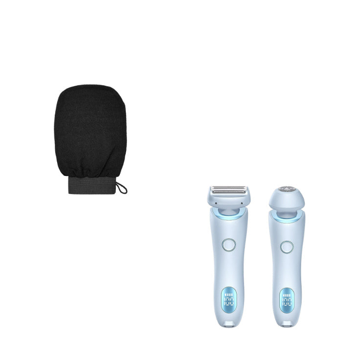 Epilatore 2 in 1 Ricaricabile USB per Donna – Rasoio Elettrico per Viso, Gambe, Ascelle, Zona Bikini, Mani e Parti Intime