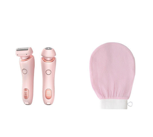 Epilatore 2 in 1 Ricaricabile USB per Donna – Rasoio Elettrico per Viso, Gambe, Ascelle, Zona Bikini, Mani e Parti Intime